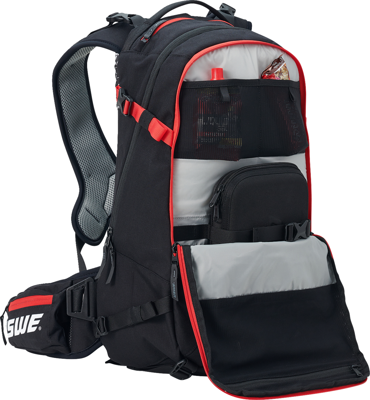 USWE Core Off-Road Daypack - 16L - Black/Red 2163336