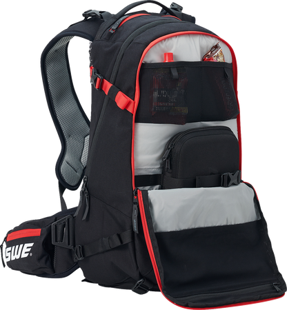 USWE Core Off-Road Daypack - 16L - Black/Red 2163336