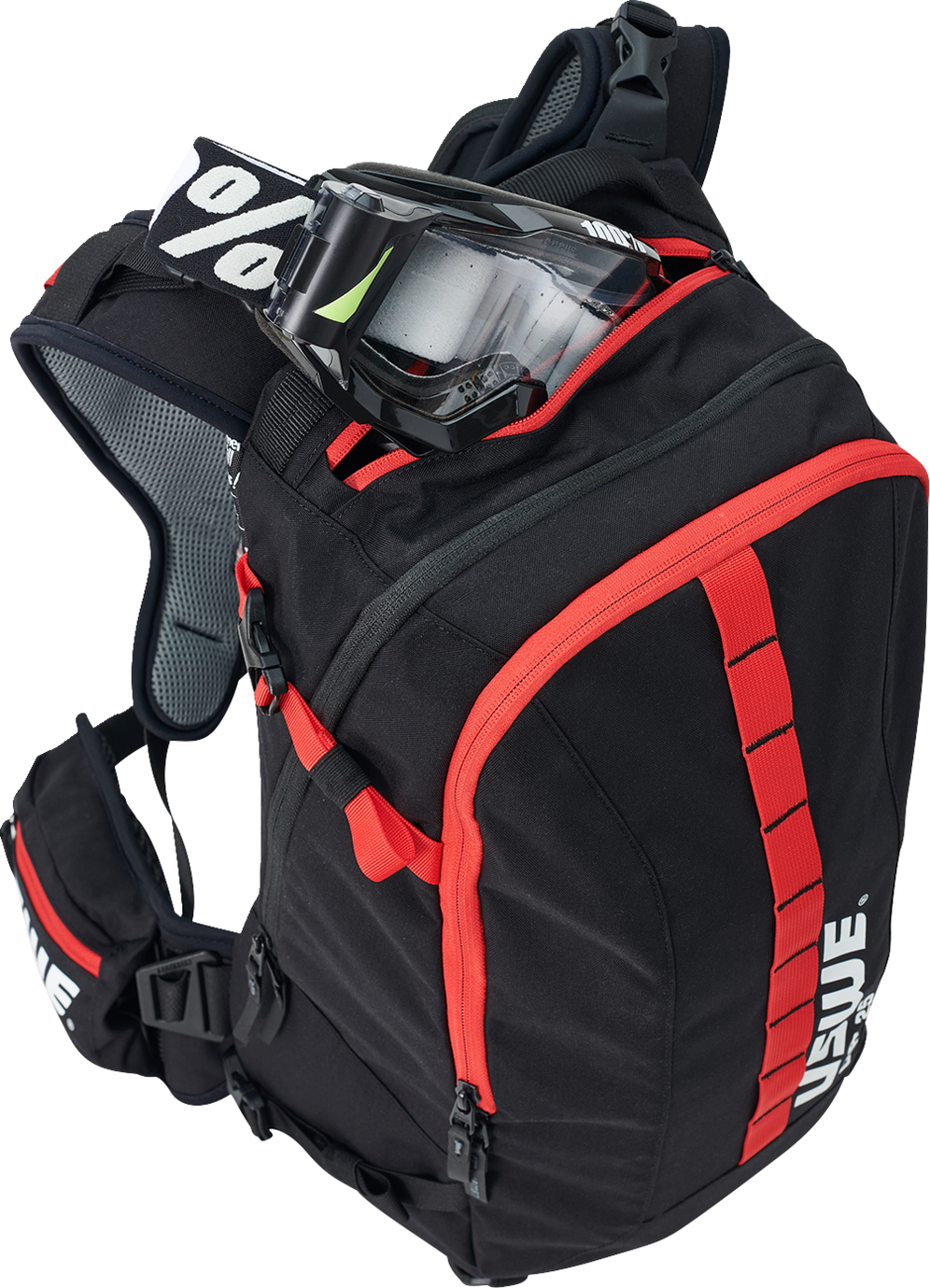 USWE Core Off-Road Daypack - 16L - Black/Red 2163336