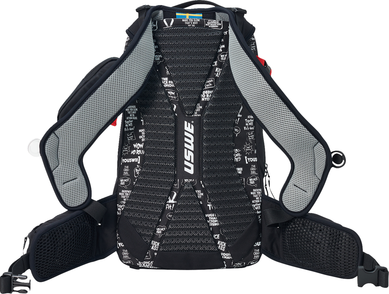 USWE Core Off-Road Daypack - 16L - Black/Red 2163336