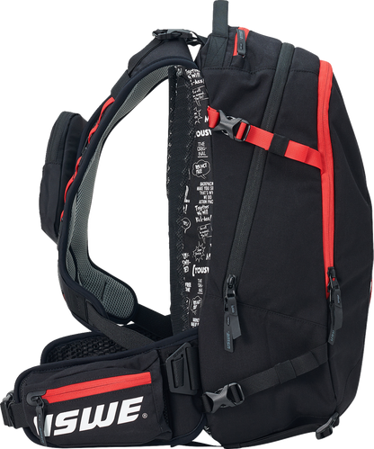 USWE Core Off-Road Daypack - 16L - Black/Red 2163336