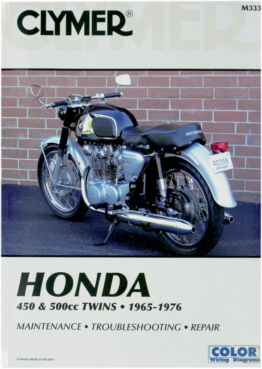 CLYMER Manual - Honda - 450/500 Twins CM333