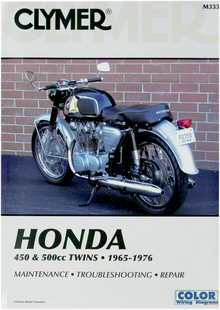 CLYMER Manual - Honda - 450/500 Twins CM333