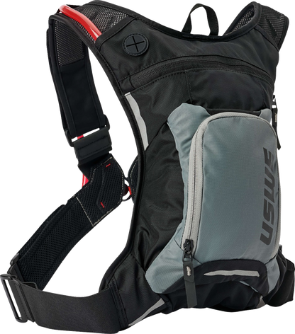USWE Moto Hydration Pack - 3L - Carbon Black/Gray 5203085001