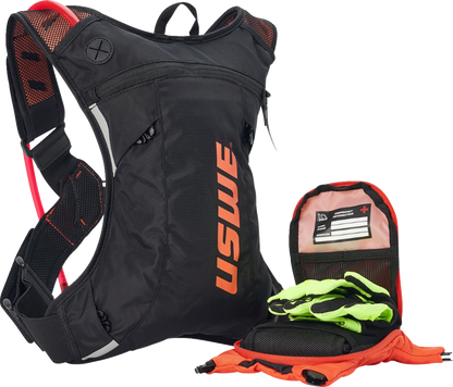 USWE Moto Hydration Pack - 3L - Factory Orange/Black 5203090038