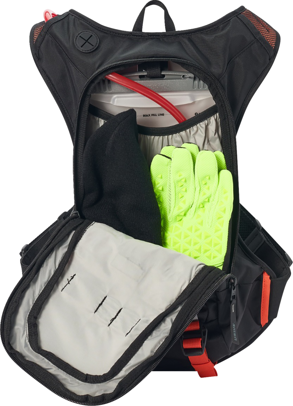 USWE Moto Hydration Pack - 8L - Factory Orange 5208090038