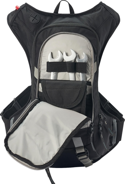 USWE Moto Hydration Pack - 8L - Black/Gray 2083401