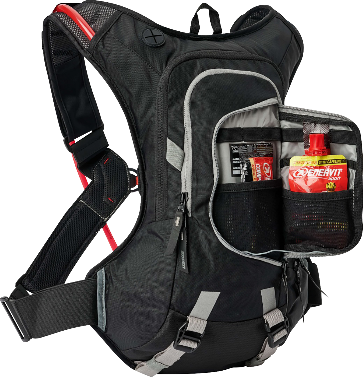 USWE Moto Hydration Pack - 8L - Black/Gray 5208085001