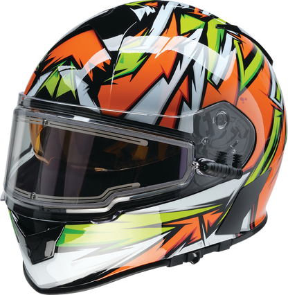 Z1R Warrant Snow Helmet - Neuron - Orange/Green - Large 0101-17226
