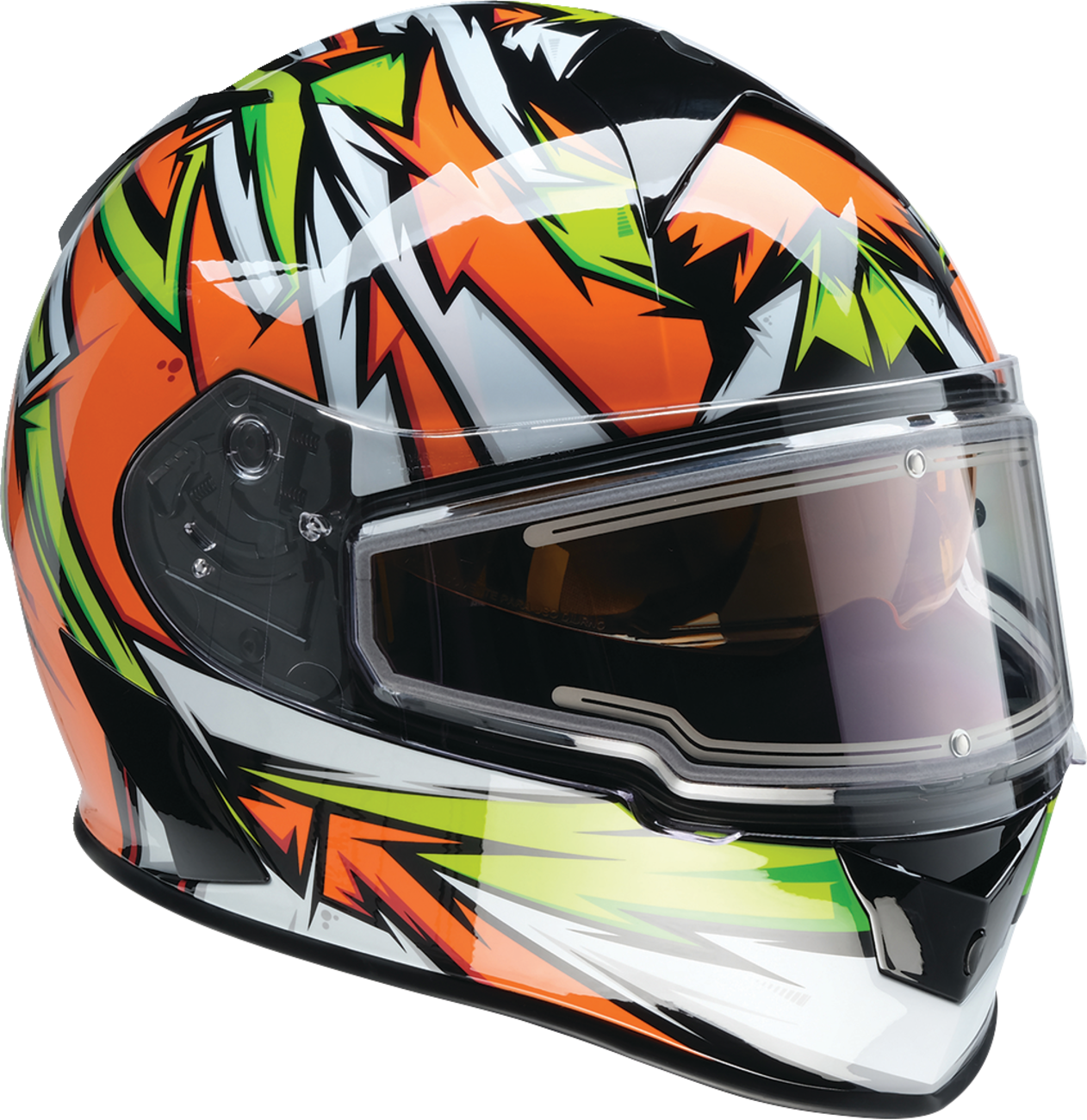 Z1R Warrant Snow Helmet - Neuron - Orange/Green - XL 0101-17227