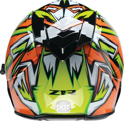 Z1R Warrant Snow Helmet - Neuron - Orange/Green - XS 0101-17223