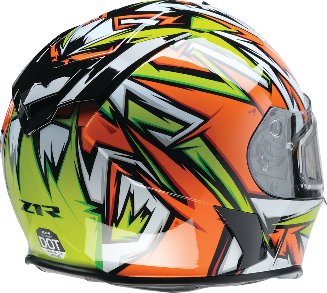 Z1R Warrant Snow Helmet - Neuron - Orange/Green - 2XL 0101-17228