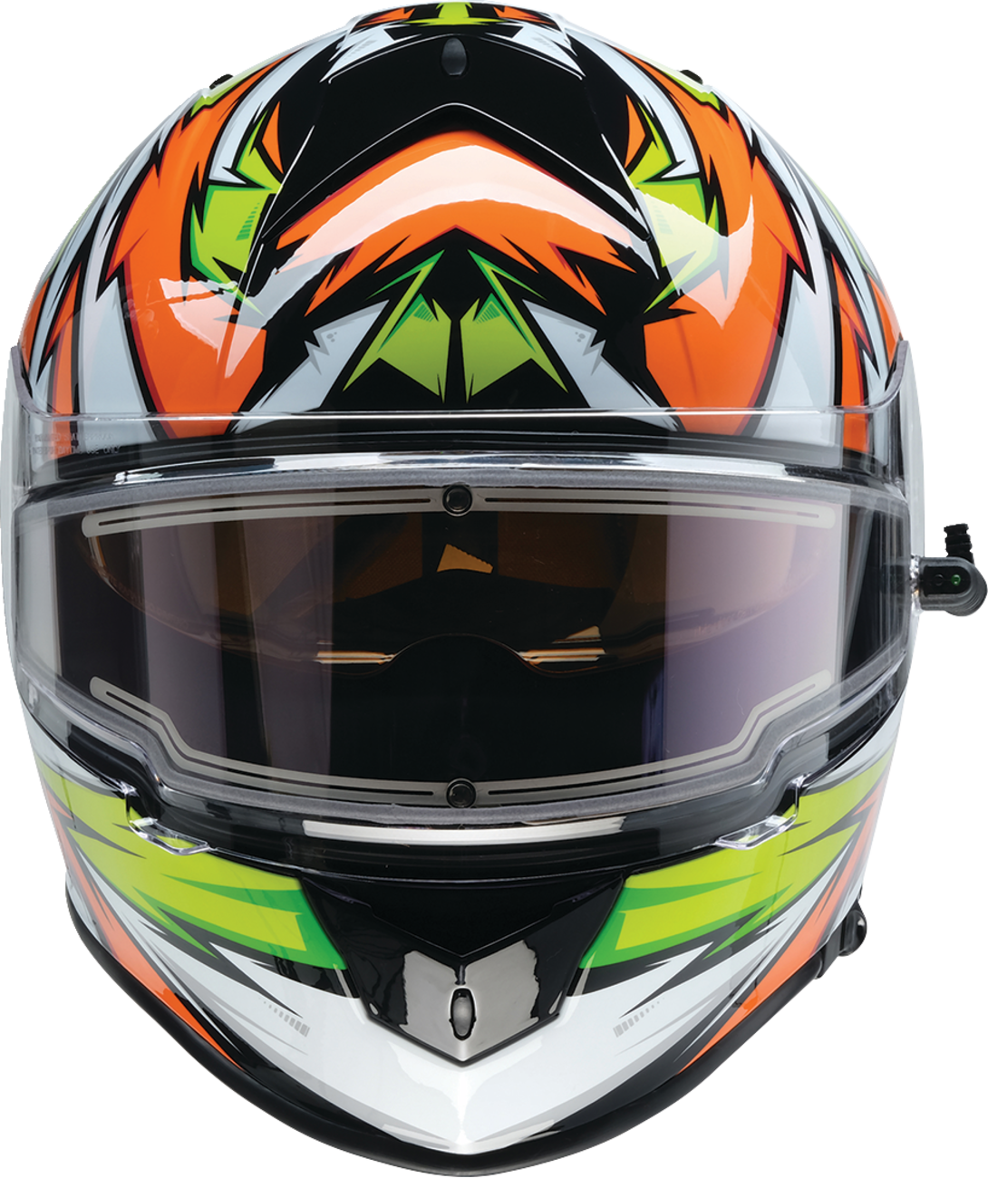 Z1R Warrant Snow Helmet - Neuron - Orange/Green - Medium 0101-17225