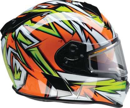 Z1R Warrant Snow Helmet - Neuron - Orange/Green - XS 0101-17223