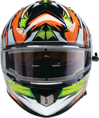Z1R Warrant Snow Helmet - Neuron - Orange/Green - Large 0101-17226