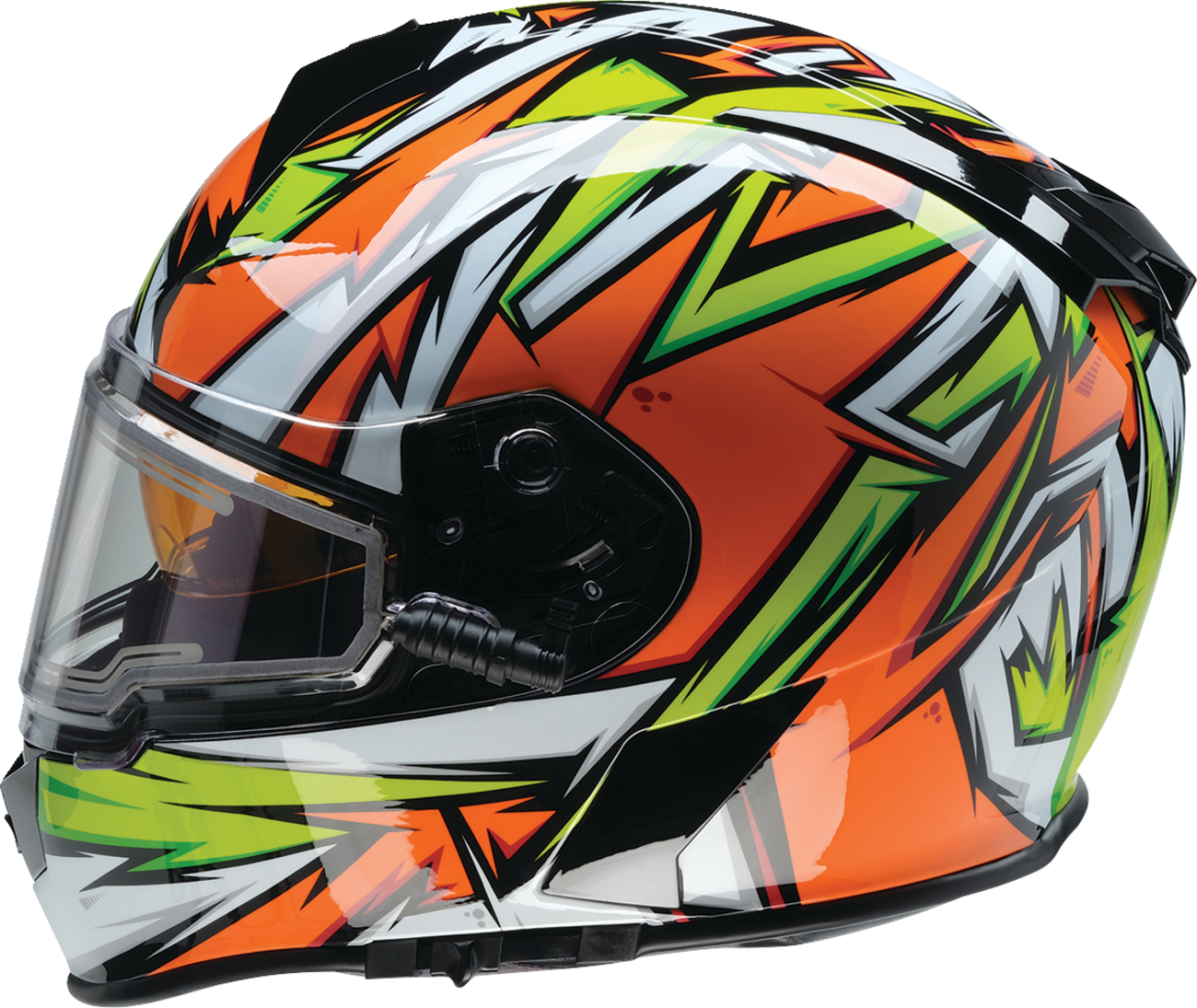 Z1R Warrant Snow Helmet - Neuron - Orange/Green - Small 0101-17224