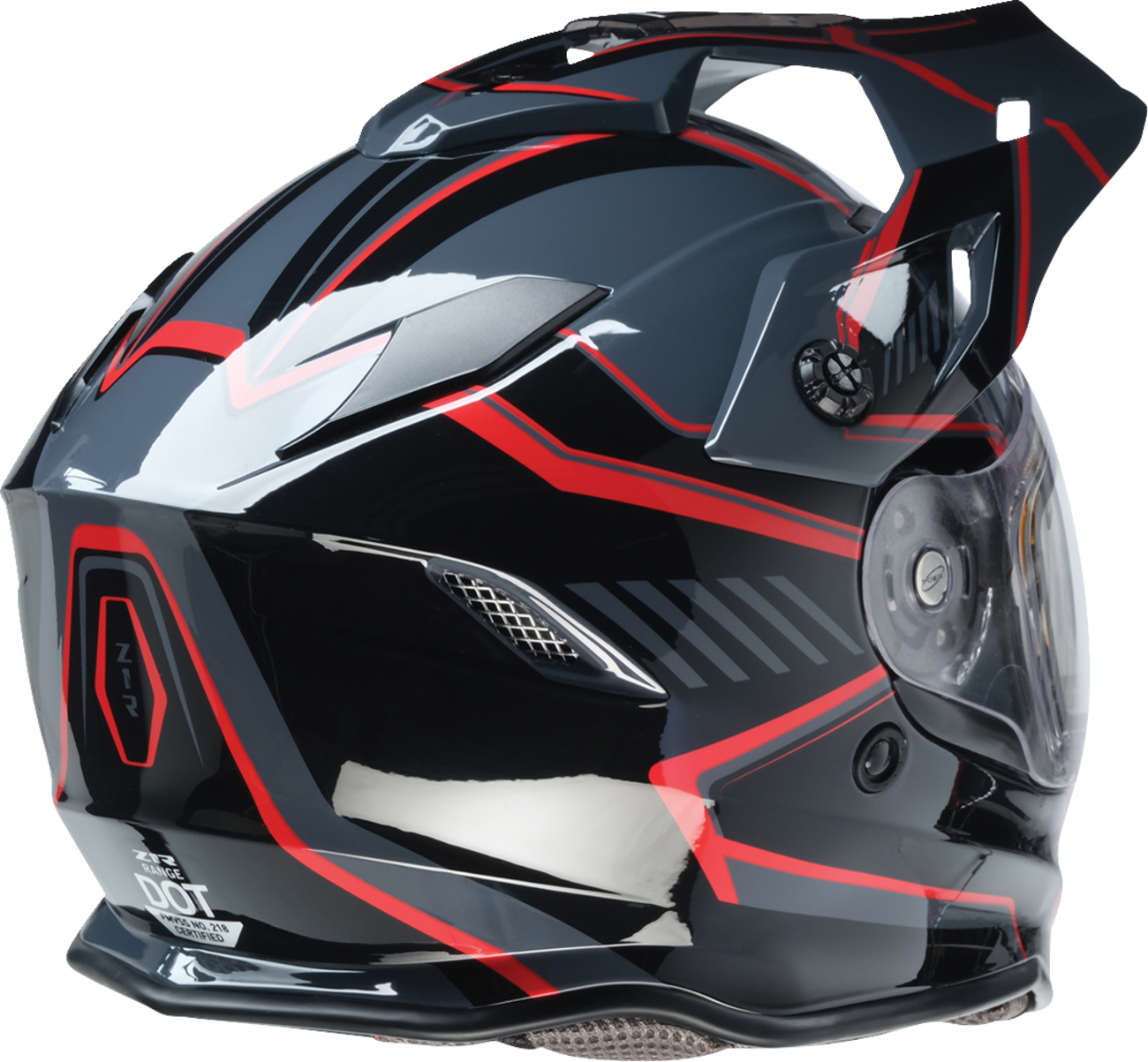 Z1R Range 2.0 Snow Helmet - Rotor - Black/Red - 2XL 0101-17234