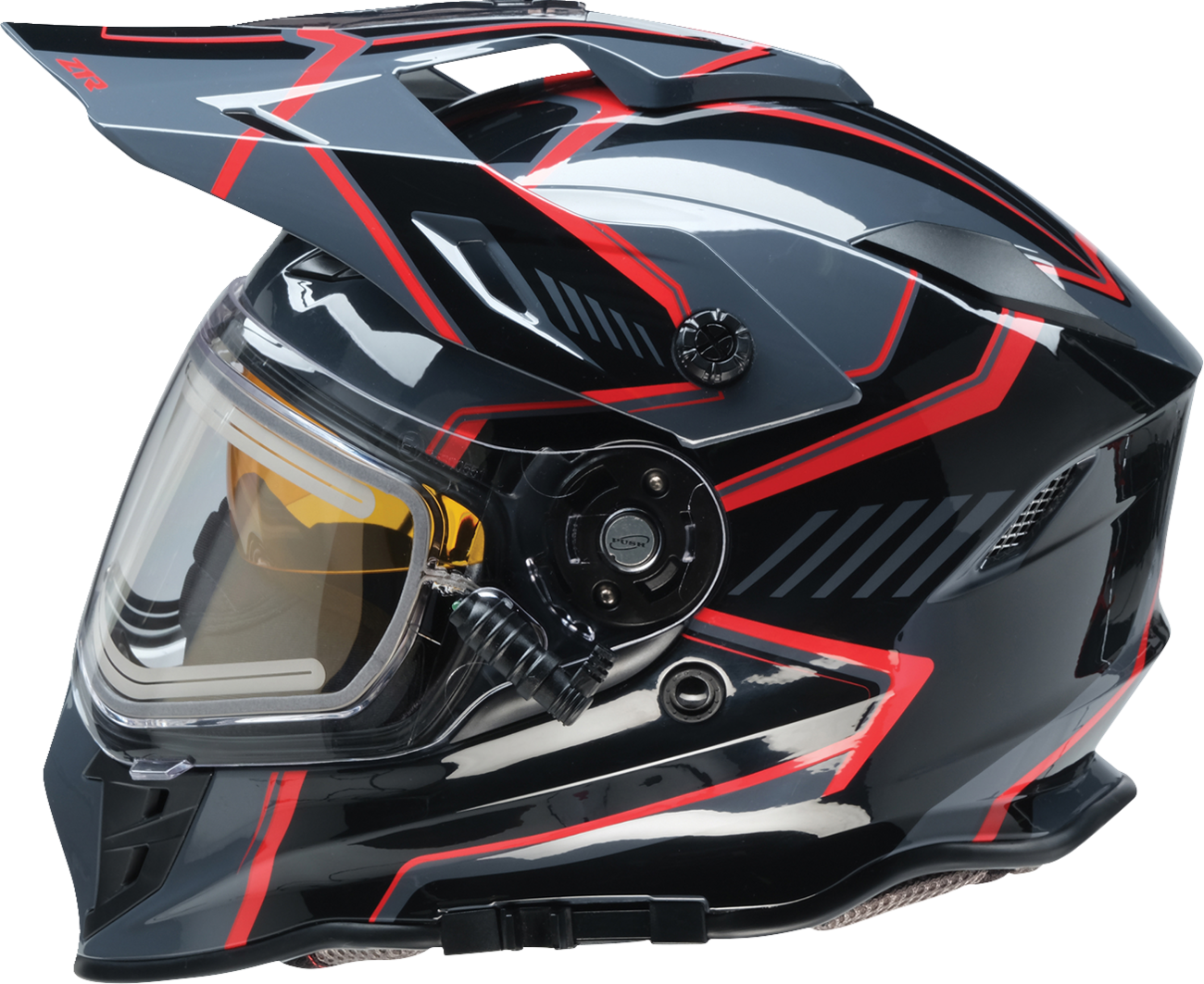 Z1R Range 2.0 Snow Helmet - Rotor - Black/Red - Large 0101-17232