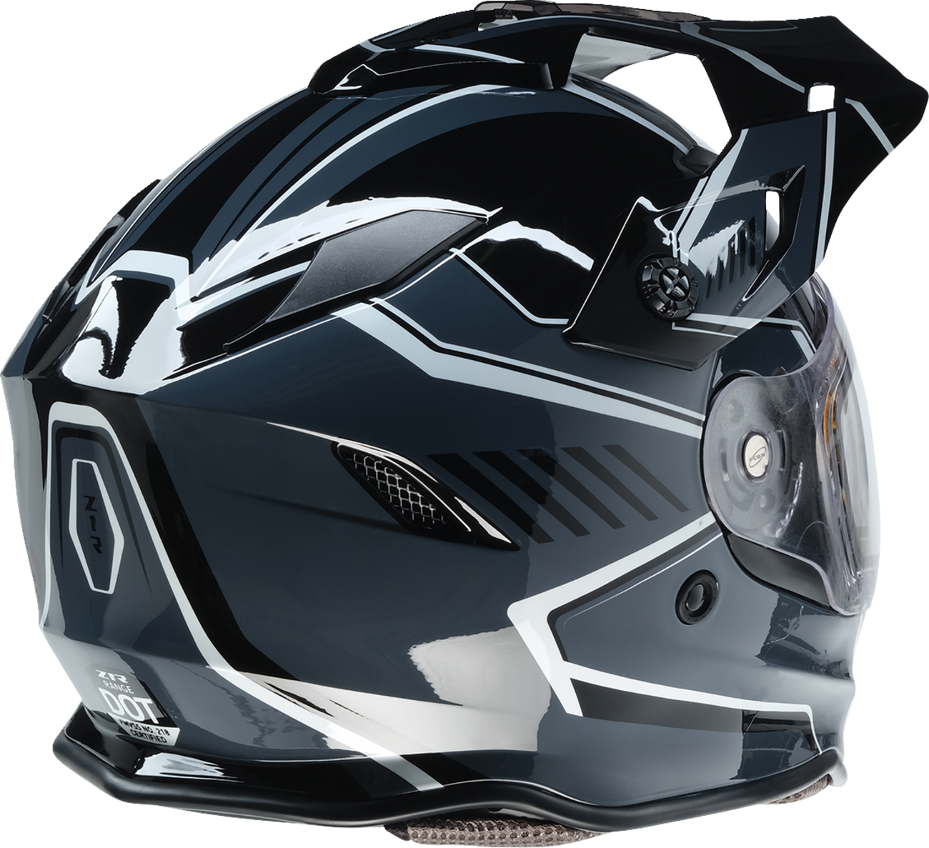 Z1R Range 2.0 Snow Helmet - Rotor - Gray/White - Large 0101-17250