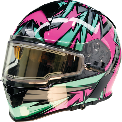 Z1R Warrant Snow Helmet - Neuron - Pink/Teal - Medium 0101-17211
