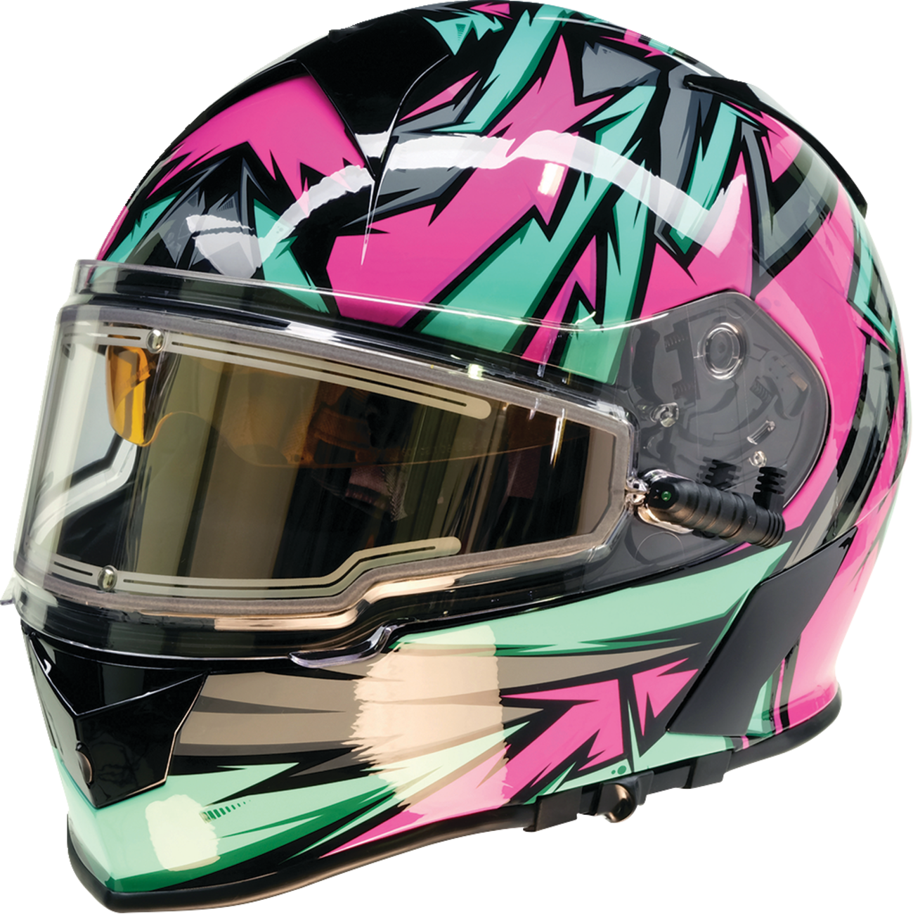 Z1R Warrant Snow Helmet - Neuron - Pink/Teal - XL 0101-17215