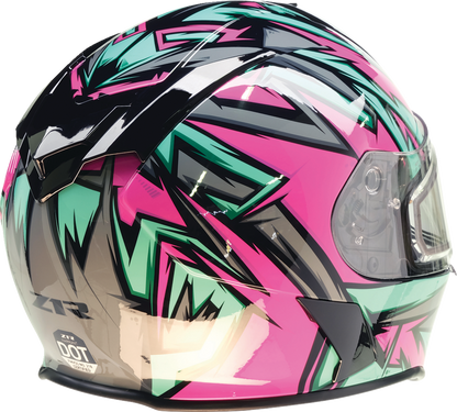 Z1R Warrant Snow Helmet - Neuron - Pink/Teal - Medium 0101-17211
