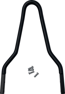 DRAG SPECIALTIES Sissy Bar - Black - 10.12"H x 8.75"W X08-0040GBR