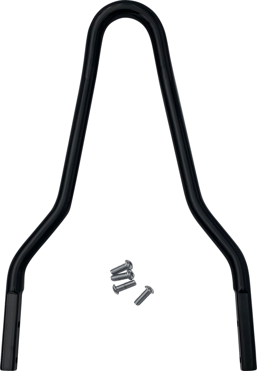 DRAG SPECIALTIES Sissy Bar - Black - 10.12"H x 8.75"W X08-0040GBR