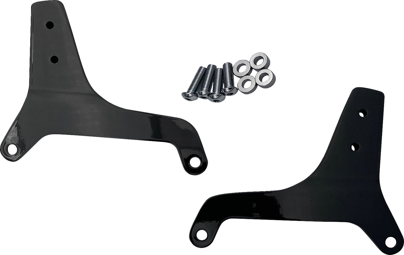 DRAG SPECIALTIES Side Plates - Black X08-0017GB