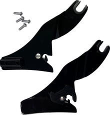 DRAG SPECIALTIES Quick Release Side Plates - Black X08-0021GB