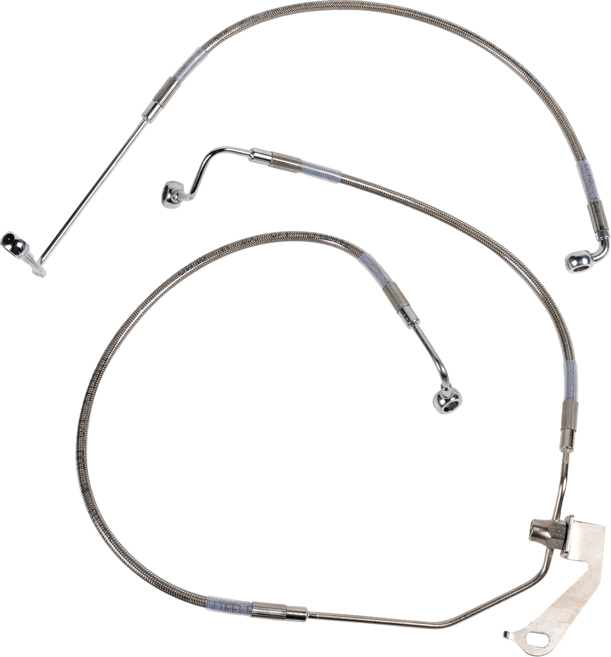 DRAG SPECIALTIES Brake Line - Rear - Non-ABS - Stainless Steel 640232