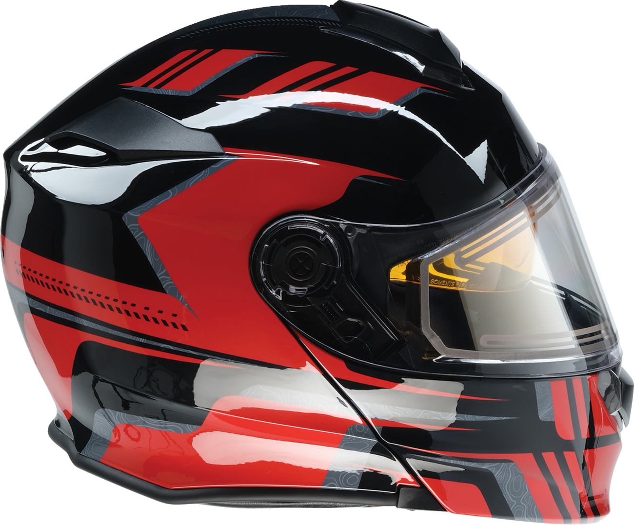 Z1R Solaris 2.0 Helmet - First Tracks - Electric - Dual Pane - Black/Red - Medium 0120-0827