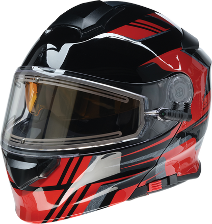 Z1R Solaris 2.0 Helmet - First Tracks - Electric - Dual Pane - Black/Red - XL 0120-0829