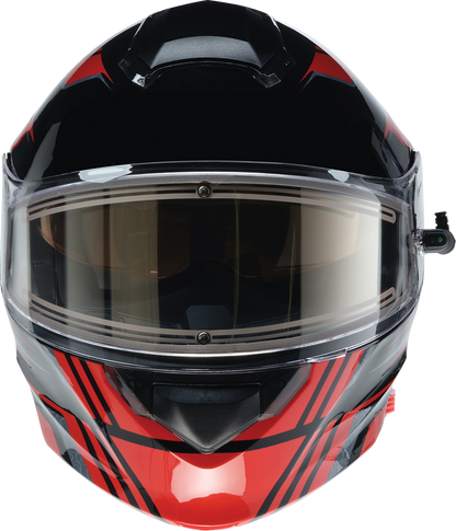 Z1R Solaris 2.0 Helmet - First Tracks - Electric - Dual Pane - Black/Red - XL 0120-0829