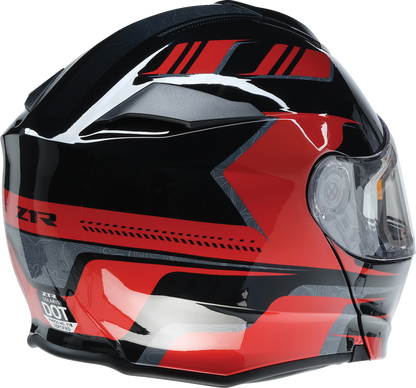 Z1R Solaris 2.0 Helmet - First Tracks - Electric - Dual Pane - Black/Red - 2XL 0120-0830