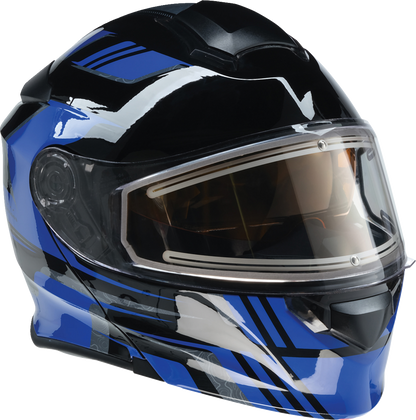 Z1R Solaris 2.0 Helmet - First Tracks - Electric - Dual Pane - Black/Blue - XS 0120-0831
