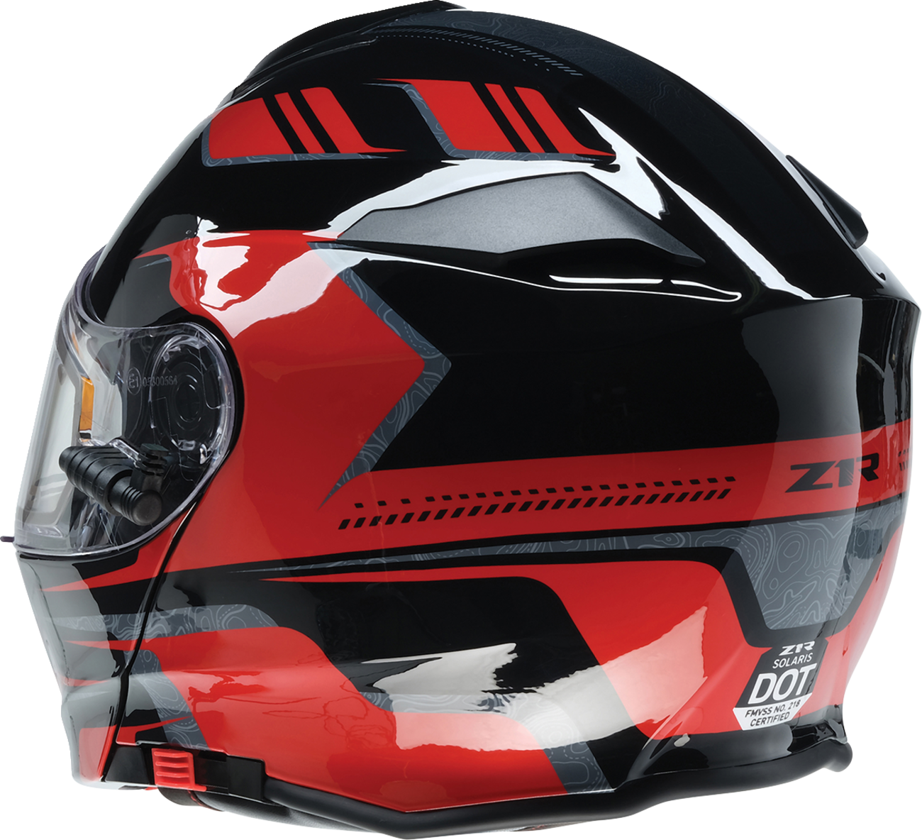 Z1R Solaris 2.0 Helmet - First Tracks - Electric - Dual Pane - Black/Red - 2XL 0120-0830