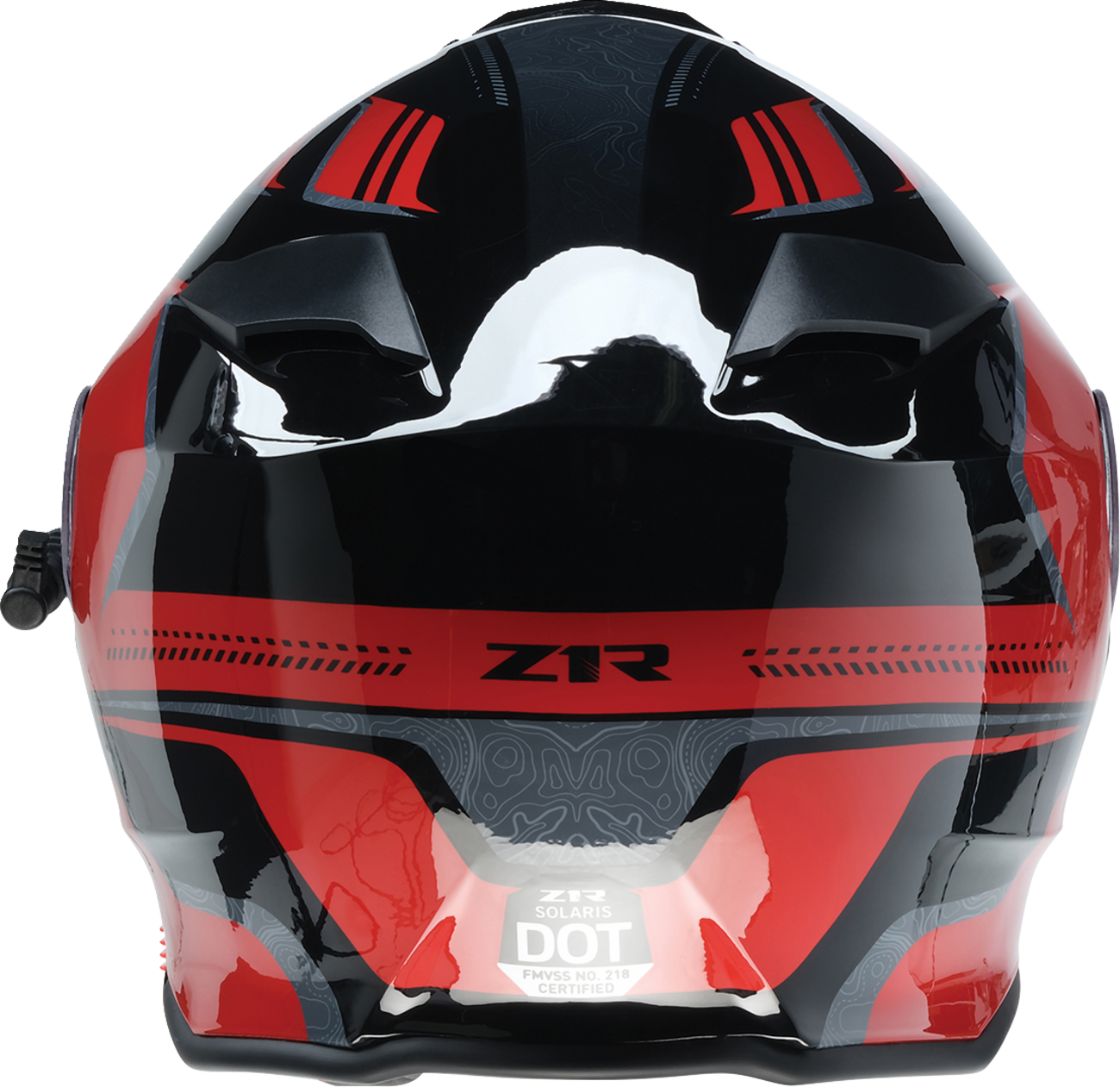 Z1R Solaris 2.0 Helmet - First Tracks - Electric - Dual Pane - Black/Red - 2XL 0120-0830