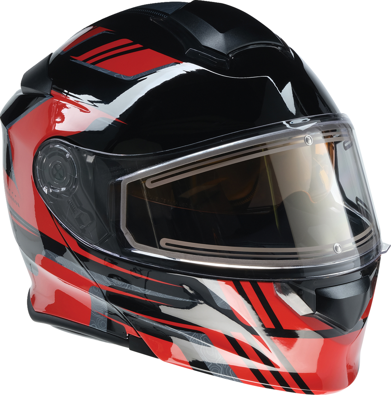 Z1R Solaris 2.0 Helmet - First Tracks - Electric - Dual Pane - Black/Red - 2XL 0120-0830
