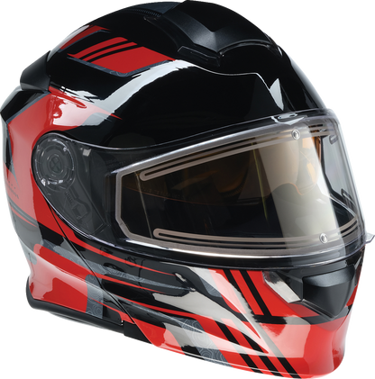 Z1R Solaris 2.0 Helmet - First Tracks - Electric - Dual Pane - Black/Red - 2XL 0120-0830