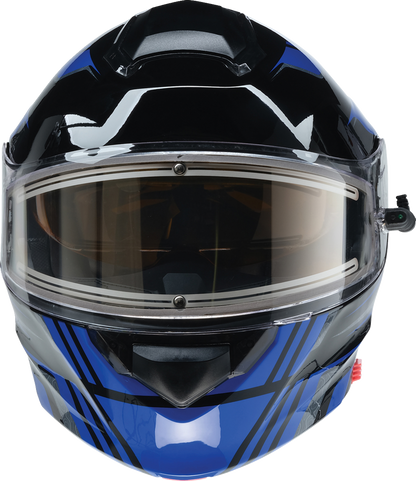 Z1R Solaris 2.0 Helmet - First Tracks - Electric - Dual Pane - Black/Blue - Large 0120-0834