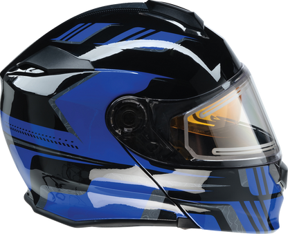 Z1R Solaris 2.0 Helmet - First Tracks - Electric - Dual Pane - Black/Blue - Large 0120-0834