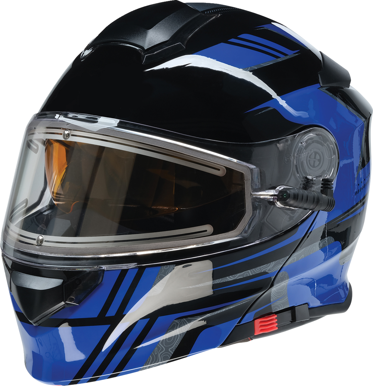 Z1R Solaris 2.0 Helmet - First Tracks - Electric - Dual Pane - Black/Blue - 2XL 0120-0836
