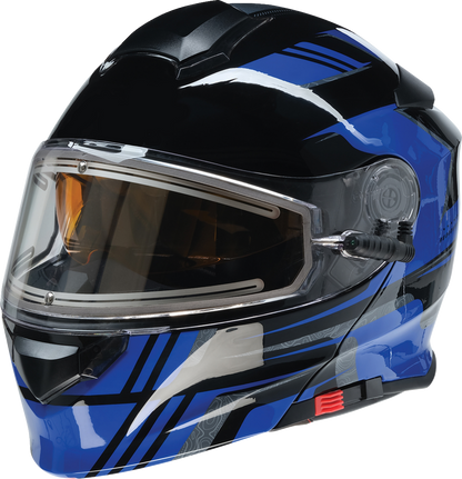Z1R Solaris 2.0 Helmet - First Tracks - Electric - Dual Pane - Black/Blue - XL 0120-0835