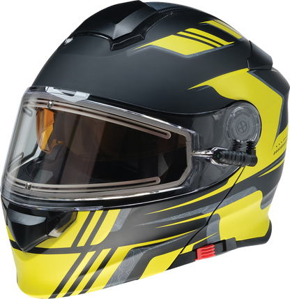 Z1R Solaris 2.0 Helmet - First Tracks - Electric - Dual Pane - Black/Hi-Viz - Small 0120-0838