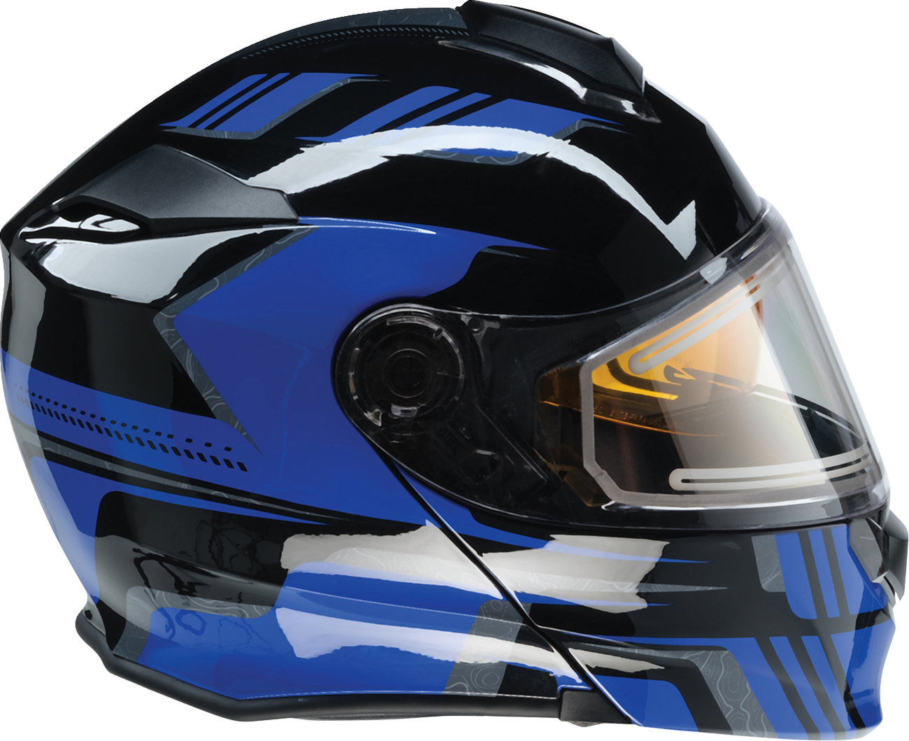 Z1R Solaris 2.0 Helmet - First Tracks - Electric - Dual Pane - Black/Blue - XL 0120-0835