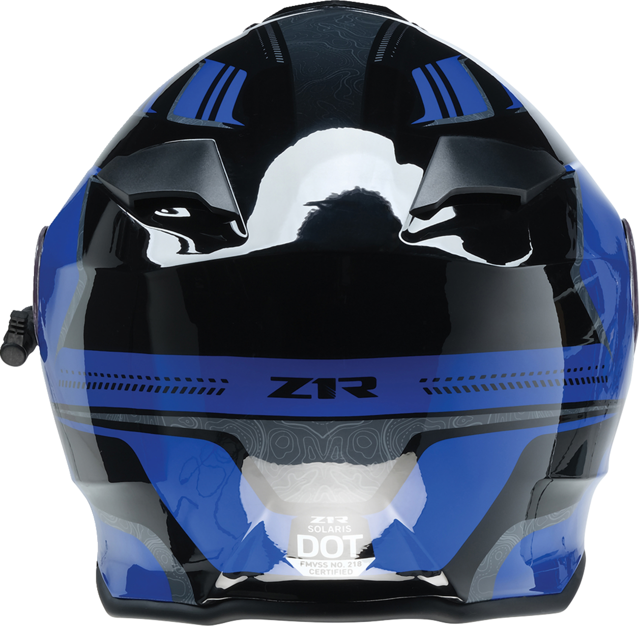Z1R Solaris 2.0 Helmet - First Tracks - Electric - Dual Pane - Black/Blue - Small 0120-0832