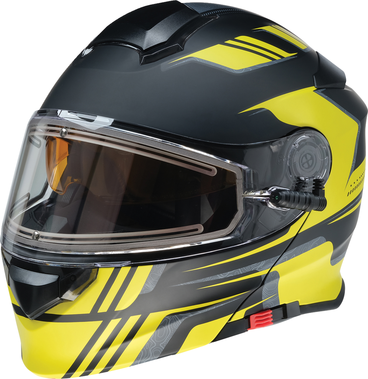 Z1R Solaris 2.0 Helmet - First Tracks - Electric - Dual Pane - Black/Hi-Viz - Medium 0120-0839