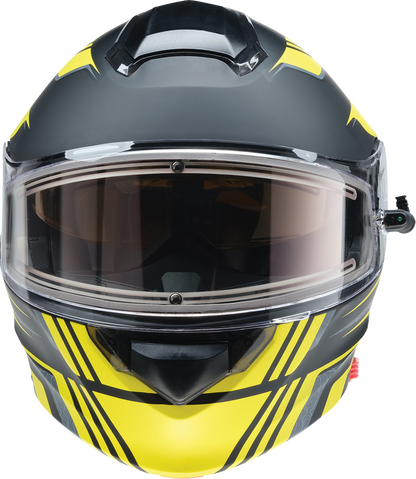Z1R Solaris 2.0 Helmet - First Tracks - Electric - Dual Pane - Black/Hi-Viz - Large 0120-0840