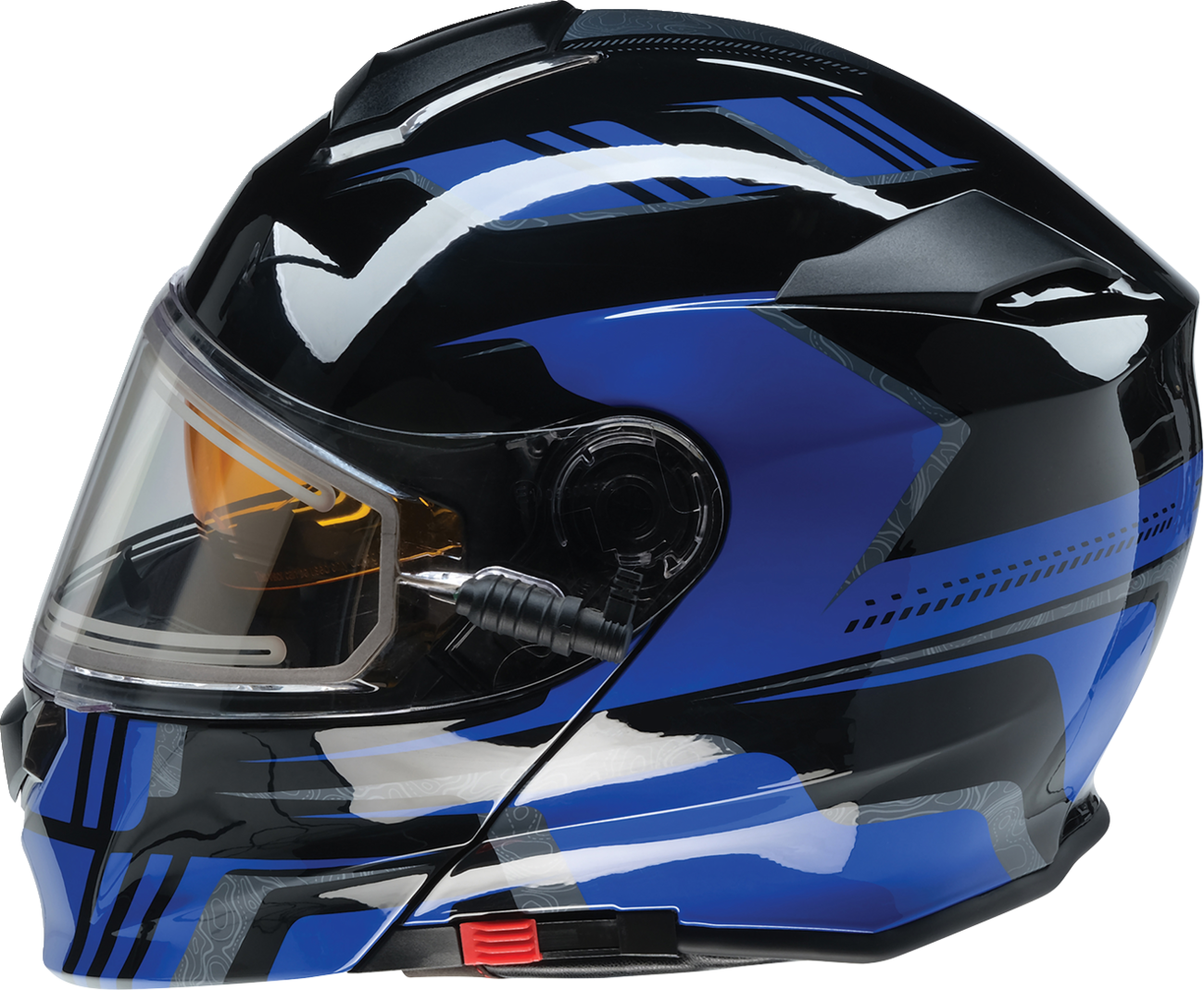 Z1R Solaris 2.0 Helmet - First Tracks - Electric - Dual Pane - Black/Blue - 2XL 0120-0836